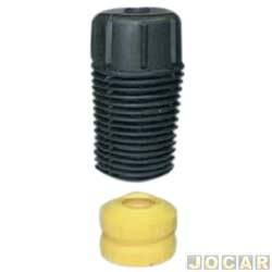 Kit do amortecedor dianteiro - RC Borrachas - <b>Chevrolet Corsa Hatch Super 1.6 MPFI 4P de 2000 at 2001</b> - Corsa 1994 at 2002 - Celta todos os modelos - sem coxim - parcial para um lado - cada (unidade) - 208ST