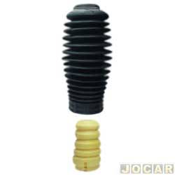 Kit do amortecedor dianteiro - RC Borrachas - <b>Ford Fiesta Hatch GL 1.0 mpi 4P de 1999 at 2002</b> - Fiesta 1996 at 2004 - Ka 1997 at 1998 - sem coxim - som rolamento - cada (unidade) - 313ST