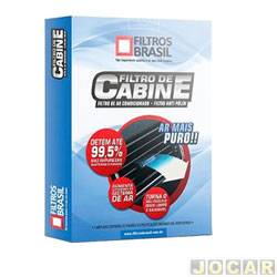 Filtro da cabine - Filtros Brasil - Ssangyong Actyon/Kyron 2007 at 2014 - branco - par - FB028