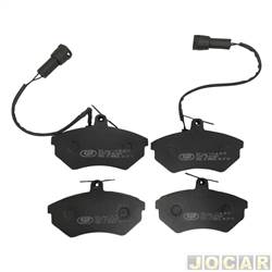 Pastilha do freio - Ecopads - <b>Chery Tiggo 2.0 16V 4X2 gasolina 4P de 2010 at 2015</b> - Tiggo 2010 at 2015 - sistema Lucas - dianteiro - jogo - ECO-1464