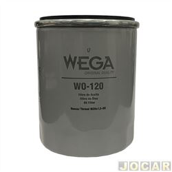Filtro de leo - Wega filtros - Palio/Uno 1.0 Fire 2001 em diante - Idea 1.4 2005 at 2010 - cada (unidade) - WO120