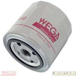 Filtro de leo - Wega Motors - Uno 1984 at 2001 - Elba/Prmio 1985 at 1996 - cada (unidade) - WO460