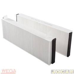 Filtro da cabine - Wega Motors - A6 4.2 V8 40V 2000 at 2009 - 2 peas - par - AKX1111