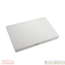 Filtro da cabine - Wega Motors - <b>Iveco Daily Chassi 70C17 de 2012 at 2017</b> - Daily 35S14/45S14/55S14 2009 at 2019 - cada (unidade) - AKX1376