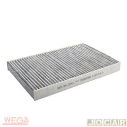 Filtro da cabine - Wega Motors - <b>Iveco Daily Chassi 70C17 de 2012 at 2017</b> - Daily 35S14/45S14/55S14 2009 at 2019 - carvo ativado - cada (unidade) - AKX1376/C