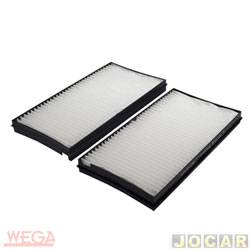 Filtro da cabine - Wega Motors - BMW M5/M6 5.0 V10 40V 2005 at 2010 - cada (unidade) - AKX1550