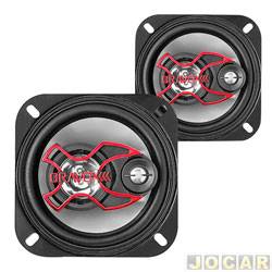 Alto-falante - Bravox - Triaxial - 4 polegadas, 40 W RMS - 4 Ohms - par - B3X40X