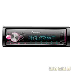 Auto rdio MP3 player - Pioneer - media receiver - com USB/Bluetooth - cada (unidade) - MVH-X7000BR