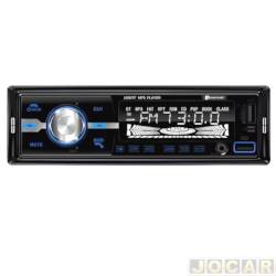 Auto rdio MP3 player - FP Import - MP3 FM - bluetooth, 2 USB, SD, com controle - cada (unidade) - 638-34