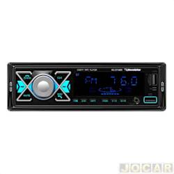 Auto rdio MP3 player - Roadstar - FM/USB/Bluetooth - painel com carregador USB - cada (unidade) - RS-2714BR Plus