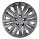 Calota aro 16 - Grid - Fiat Toro Freedom 1.8 16V cmbio automtico 4X2 flex de 2021 at 2022 - Toro/Tracker/T-Cross - universal cubo padro - modelo sport 5 furos - grafite - cada (unidade) - 002CP-GFT-U