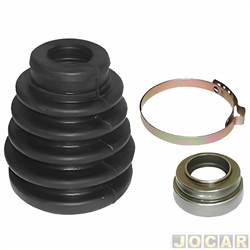 Kit reparo junta homocintica - Jahu - <b>Fiat Fiorino Pick-up LX 1.6 mpi de 1994 at 1997</b> - Uno/Mille 1984 at 1997 - Fiorino/Elba/Prmio 1984 at 1997 - qualidade original - lado cmbio - com rolamento - cada (unidade) - 60961-9
