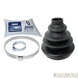 Kit reparo junta homocintica - Jahu - <b>Fiat Tipo 2.0 mpi 16V 2P - importado de 1994 at 1996</b> - Tempra 16V/Turbo 1993 at 1998 - Tipo 2.0 1994 at 1996 - lado roda - com graxa - cada (unidade) - 61015-8