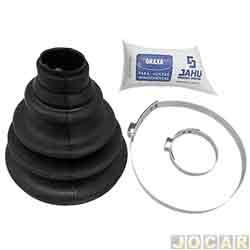 Kit reparo junta homocintica - Jahu - <b>Fiat Strada Cabine Simples LX 1.6 mpi 16V gasolina 2P de 1998 at 2000</b> - Palio/Siena 1.5/1.6 1996 at 2003 - lado roda - cada (unidade) - 63287-7