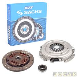 Kit de embreagem - Sachs - <b>Renault Clio Sedan Expression 1.0 16V Hi-Flex de 2005 at 2009</b> - Clio/Kangoo/Twingo/Logan 1.0 8/16v 1999 at 2012 - Peugeot 206 1.0 16v 2000 at 2010 - 180mm 26 estrias(CX JBL) - cada (unidade) - 6591