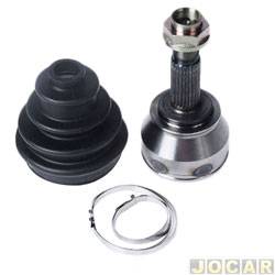 Junta homocintica - Autotec - <b>Fiat Palio Hatch 1.8R Flex 4P de 2005 at 2007</b> - Palio/Dobl 2005 at 2012 - sem ABS - lado roda - cada (unidade) - 22138