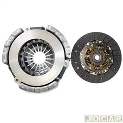 Kit de embreagem - Mecarm - <b>Ford Ranger Cabine Simples XLS 4X2 2.3 Duratec 16V gasolina de 2009 at 2012</b> - Ranger 2.3/2.5 1994 em diante - dimetro 225mm - 23 estrias - sistema usa atuador - jogo - 71293