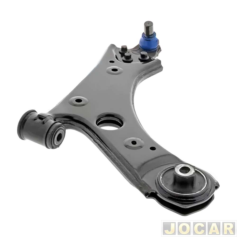 Bandeja da suspensão - Perfect - Toro/Renegade 4X4 2.0 16V 2016 em diante - com pivô - pino de 19mm - dianteira - inferior - lado do passageiro - c...