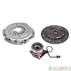 Kit de embreagem - Sachs - <b>Chevrolet Onix Hatch LT 1.4 8V cmbio manual SPE/4 Flex 4P de 2012 at 2016</b> - Corsa/Meriva/Montana 2007 at 2021 - Onix 2012 at 2016 - 1.4 8v Econo.flex - com disco, plat e atuador hidrulico - jogo - 6685-3000 001 210
