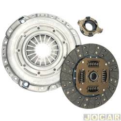 Kit de embreagem - ROC - <b>Kia Bongo Cabine Simples STD 2.5 TD TB-IC 4x2 cmbio manual de 2017 at 2023</b> - HR/Bongo 2.5 2012 em diante - plat, disco e rolamento - 23 estrias - 255mm - cada (unidade) - 29323