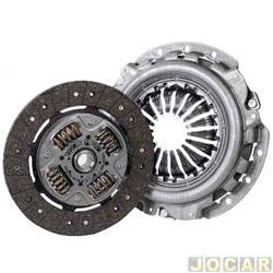 Kit de embreagem - Mecarm - <b>Renault Master Minibus L2H2 2.8dTi 3P de 2002 at 2004</b> - Master 2.8 2002 at 2005 - plat ,disco - 21 estrias - 242 mm - jogo - 18339
