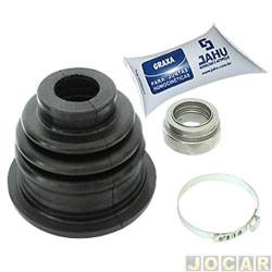 Kit reparo junta homocintica - Jahu - <b>Renault Laguna Hatch Privilege V6 3.0 24V 4P de 2002 at 2003</b> - Laguna 1994 at 2003 - Mgane/Scnic 1998 at 2012 - lado cmbio - com rolamento - 30mm - cada (unidade) - 50125-8