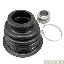 Kit reparo junta homocintica - Jahu - <b>Renault Clio Hatch Expression 1.0 16V Hi-Flex 2P de 2005 at 2007</b> - Clio 2000 at 2016 - Kangoo 2000 at 2017 - lado cmbio - com rolamento - lado do motorista - cada (unidade) - 52133-1