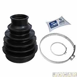 Kit reparo junta homocintica - Jahu - <b>Peugeot 207 Hatch XR 1.4 8V Flex 4P de 2008 at 2014</b> - 207 2008 at 2015 - lado roda - cada (unidade) - 53679-3