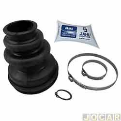 Kit reparo junta homocintica - Jahu - <b>Peugeot 207 Hatch XR 1.4 8V Flex 2P de 2008 at 2014</b> - 207 2008 at 2015 - 206 1998 at 2010 - 307 2002 at 2011 - lado cmbio - cada (unidade) - 53707-3