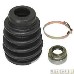 Kit reparo junta homocintica - Jahu - <b>Fiat Uno Turbo 1.4 mpi 2P de 1994 at 1996</b> - Uno/Prmio/Elba/Fiorino 1991 at 1996 - lado cmbio - com rolamento - cada (unidade) - 59060-3
