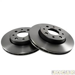 Disco de freio - alternativo - Fremax - <b>Fiat Palio Hatch ELX 1.0 mpi 2P de 1998 at 2000</b> - Palio/Weekend/Siena - ventilado - dianteiro - par - BD0178