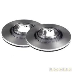 Disco de freio - Fremax - <b>Chevrolet S10 Cabine Simples LS 4X2 2.4 8V Flexpower de 2012 at 2016</b> - S10/Trailblazer 2012 at 2020 - ventilado - dianteiro - par - BD3970