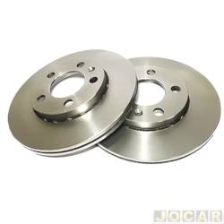 Disco de freio - Fremax - <b>Volkswagen CrossFox 1.6 8V SP Total Flex 4P de 2006 at 2007</b> - Fox 2003 at 2014 - Polo 1.0 2002 at 2005 - ventilados - 4 furos - 239mm - dianteiro - par - BD5308
