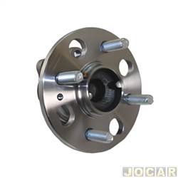 Cubo de roda - Perfect - <b>Hyundai HB20 Hatch R Spec 1.6 16V cmbio automtico Flex 4P de 2016 at 2019</b> - HB20 2012 at 2018 - para modelos com ABS - com rolamento - 4 furos - traseiro - lado do passageiro/motorista - cada (unidade) - CDRT0067