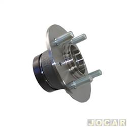 Cubo de roda - Perfect - <b>Honda Fit LX-MT 1.5 16V FlexOne de 2014 at 2018</b> - Fit/City 2009 at 2018 - freio da disco - com rolamento forjado para modelos com ABS 4 furos - traseiro - lado do passageiro/motorista - cada (unidade) - CDRT0125