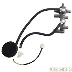 Cilindro mestre do freio - ROC - <b>Asia Towner Pick-up 0.8 MPFI 2P de 1998 at 1999</b> - Tonwer 1993 at 1999 - dimetro - 19.05mm com reservatrio - cada (unidade) - 27335