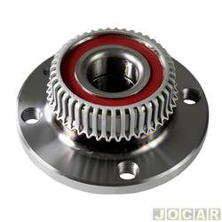 Cubo de roda - ROC - <b>Volkswagen Saveiro Cabine Estendida Cross 1.6 8V I-Motion Total Flex de 2013 at 2015</b> - Saveiro G5/G6 2010 em diante - C/ ROLAMENTO - 30MM - 4 FUROS - C/  ABS - traseiro - cada (unidade) - 72919