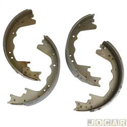 Sapata de freio - ROC - <b>Ford F-250 Cabine Simples XLT 4X2 3.9 MaxPower diesel de 2006 at 2012</b> - F250/F350 1998 at 2012 - 304X76,2MM - jogo - 23724