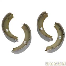 Sapata de freio - ROC - <b>Hyundai Tucson GL 4X2 AT 2.0 16V Flex 4P de 2012 at 2016</b> - Tucson/Sportage 2005 em diante - 228X42MM - jogo - 27763