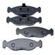 Pastilha do freio - TRW - Ford Fiesta Hatch Class 1.0 mpi 2P de 1999 at 2000 - Fiesta 1.0/1.3 1995 at 2007 - exceto Supercharger - Ka 1.0/1.3 1997 at 2007 - sem ABS - sistema Teves - dianteiro - jogo - RCPT01140