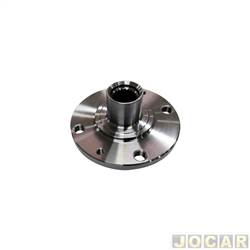 Cubo de roda - Nakata - <b>Fiat Uno Way 1.4 8V EVO Dualogic Plus Flex 4P de 2014 at 2016</b> - Argo 2016 at 2019 - Fiorino 2014 at 2019 - sem rolamento - 22 dentes - para modelos sem ABS - dianteiro - cada (unidade) - NKF 8038