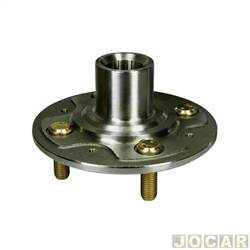 Cubo de roda - Nakata - <b>Honda Fit LX-MT 1.4 16V Flex de 2008 at 2014</b> - Fit/City 2009 at 2018 - sem rolamento - para modelos sem ABS - 4 furos - dianteiro - cada (unidade) - NKF 8106