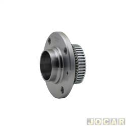 Cubo de roda - Nakata - <b>Volkswagen Saveiro Cabine Estendida Cross 1.6 8V I-Motion Total Flex de 2013 at 2015</b> - Saveiro 2012 at 2017 - com rolamento - para modelos com ABS - 4 furos - traseiro - cada (unidade) - NKF 8125