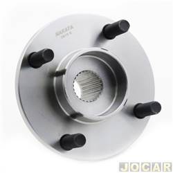 Cubo de roda - Nakata - <b>Ford EcoSport Titanium 1.6 16V Flex PowerShift de 2015 at 2016</b> - Ecosport 2013 at 2018 - sem rolamento - 25 dentes - dianteiro - cada (unidade) - NKF 8129