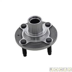 Cubo de roda - Nakata - <b>Chevrolet Onix Hatch LT 1.4 8V cmbio automtico Econo.Flex 4P de 2016 at 2019</b> - Onix/Prisma 2012 at 2019 - sem rolamento - 4 furos - dianteiro - cada (unidade) - NKF 8139