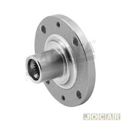 Cubo de roda - Nakata - <b>Renault Logan Expression 1.6 8V Hi-Torque Flex de 2007 at 2013</b> - Logan/Sandero  2007 at 2017 - sem rolamento - 21 dentes - dianteiro - cada (unidade) - NKF 8151