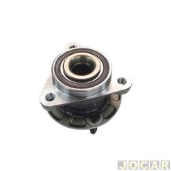 Cubo de roda - Nakata - <b>Chevrolet Onix Hatch LT 1.4 8V cmbio automtico Econo.Flex 4P de 2016 at 2019</b> - Onix/Prisma 2017 at 2019 - com rolamento - para modelos com ABS - 4 furos - dianteiro - cada (unidade) - NKF 8216