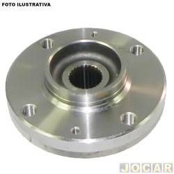 Cubo de roda - IMA - <b>Peugeot 206 Hatch Presence 1.4 8V Flex 2P de 2005 at 2008</b> - 206/306/307/405/Partner motores 1.0 16V e 1.4 8V - forjado - dianteiro - cada (unidade) - AL-911