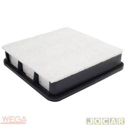 Filtro de ar do motor - Wega Motors - <b>Mitsubishi Pajero Dakar HPE 4X4-AT 3.5 V6 Flex 4P de 2012 at 2015</b> - L-200 Triton 2007 at 2017 - Pajero Dakar 2009 at 2015 - cada (unidade) - JFA0500