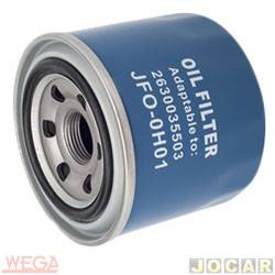 Filtro de óleo - Wega filtros - HB20 1.6 16v flex 2012 até 2019 - cada (unidade) - JFOH01